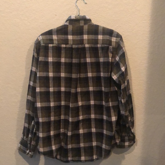 Brown cabelas flannel men’s medium - Picture 3 of 3